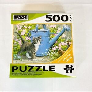 NEW Lang Cats in the Country 500 piece puzzle